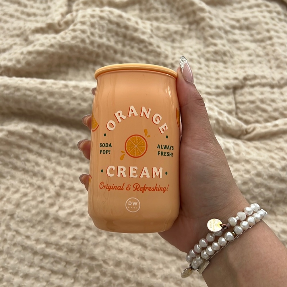 Mini Orange Cream DW HOME soda candle